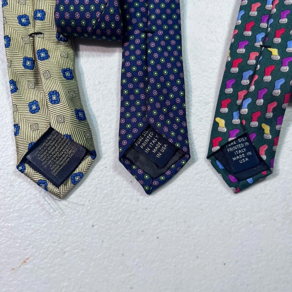 Brooks‎ Brothers Makers Ties Silk Made In USA EUC